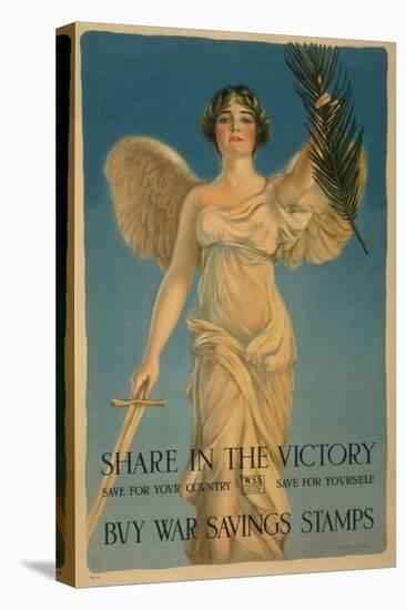 Share in the Victory, Buy War Savings Stamps', 1st World War poster, 1918-William Haskell Coffin-Premier Image Canvas