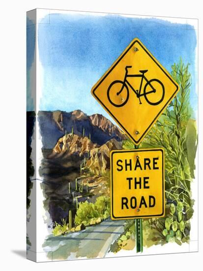 Share the Road, Gates Pass, 2004-Lucy Masterman-Premier Image Canvas