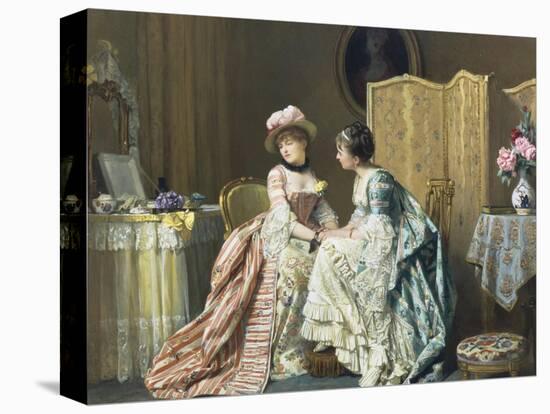 Sharing Confidences-Charles Baugniet-Premier Image Canvas