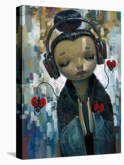She Had Her Sources-Aaron Jasinski-Stretched Canvas