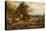 Sheep at Rest; Minding the Flock, C.1840-80-John Linnell-Premier Image Canvas