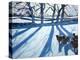 Sheep in Snow, Derbyshire-Andrew Macara-Premier Image Canvas