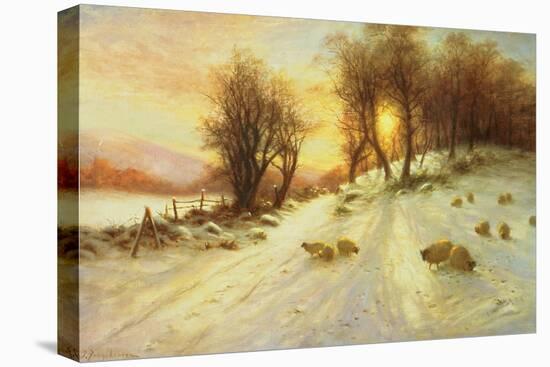 Sheep in Winter Snow-Joseph Farquharson-Premier Image Canvas