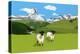 Sheep in Zermatt, Switzerland,2015-Hiroyuki Izutsu-Premier Image Canvas