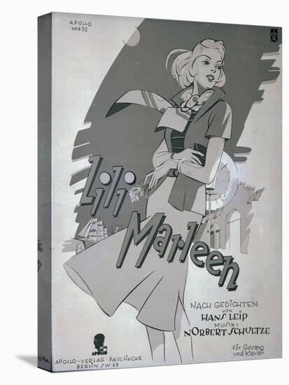 Sheet Music Cover for the Song 'Lili Marleen'-null-Premier Image Canvas