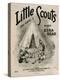 Sheet Music Cover, Little Scouts-null-Stretched Canvas