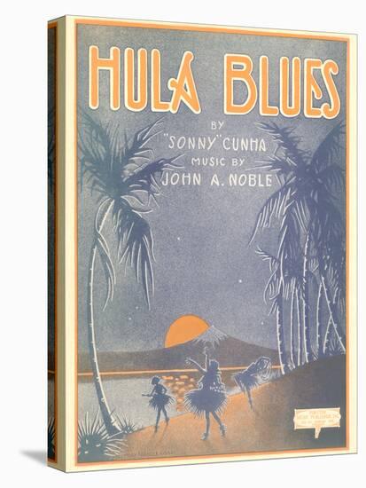 Sheet Music for Hula Blues-null-Stretched Canvas