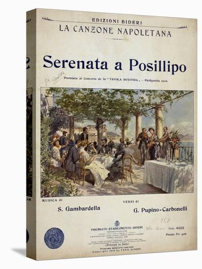 Sheet Music for Neapolitan Song Serenata a Posillipo-null-Premier Image Canvas