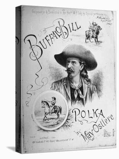 Sheet Music to "Buffalo Bill Polka" Composed, Dedicated to William Frederick Cody American Scout-null-Premier Image Canvas