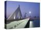 Sheikh Isa Causeway Bridge, Manama, Bahrain-Walter Bibikow-Premier Image Canvas