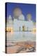 Sheikh Zayed Bin Sultan Al Nahyan Mosque at Dusk, Abu Dhabi, United Arab Emirates, Middle East-Frank Fell-Premier Image Canvas