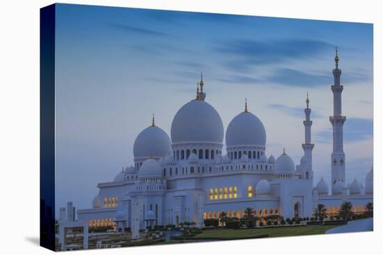 Sheikh Zayed Grand Mosque, Abu Dhabi, United Arab Emirates, Middle East-Jane Sweeney-Premier Image Canvas