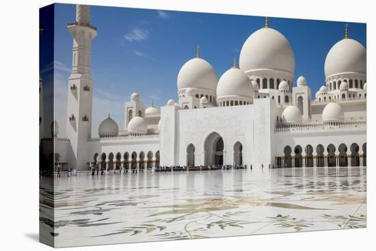 Sheikh Zayed Grand Mosque, Abu Dhabi, United Arab Emirates, Middle East-Jane Sweeney-Premier Image Canvas