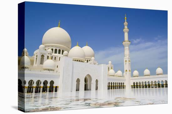 Sheikh Zayed Grand Mosque, Abu Dhabi, United Arab Emirates, Middle East-Fraser Hall-Premier Image Canvas