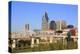 Shelby Pedestrian Bridge and Nashville Skyline, Tennessee, United States of America, North America-Richard Cummins-Premier Image Canvas