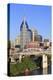 Shelby Pedestrian Bridge and Nashville Skyline, Tennessee, United States of America, North America-Richard Cummins-Premier Image Canvas