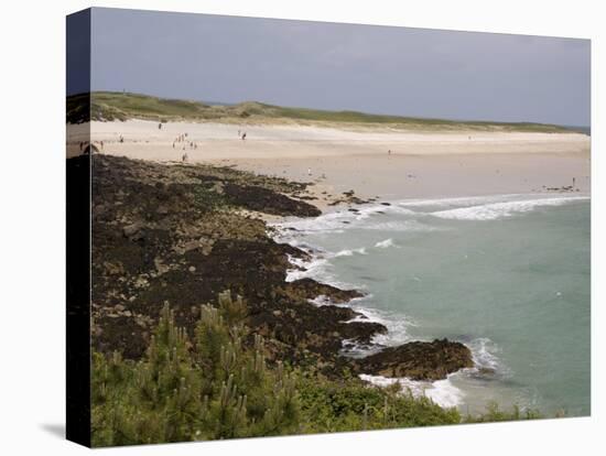 Shell Beach, Herm, Channel Islands, United Kingdom, Europe-Richardson Rolf-Premier Image Canvas