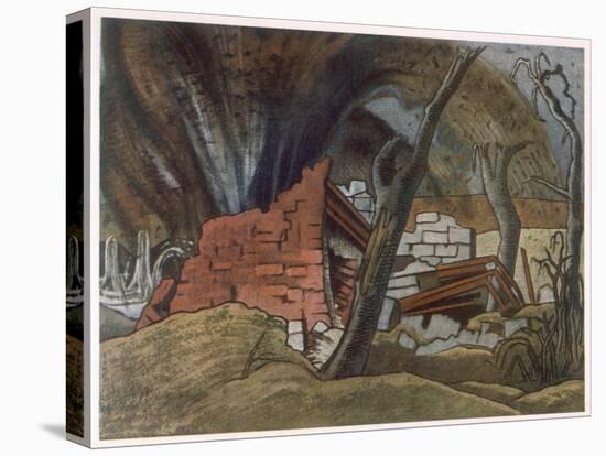 Shell Bursting, British Artists at the Front, Continuation of the Western Front, Nash, 1918-Paul Nash-Premier Image Canvas