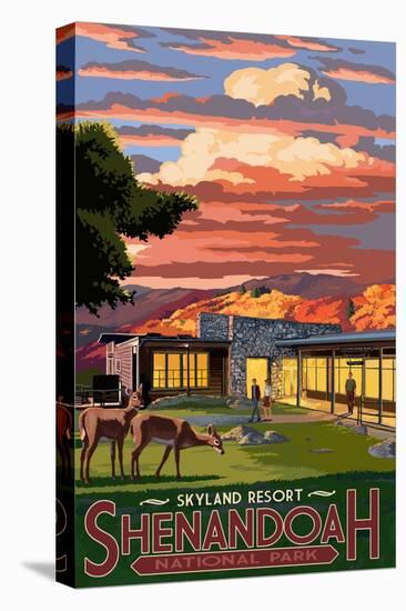 Shenandoah National Park, Virginia - Skyland Resort-Lantern Press-Stretched Canvas