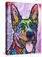 Shepherd Love, Dogs, Pets, Ears, Happy, Panting, Tongue, Love, Pop Art, Colorful, Stencils-Russo Dean-Premier Image Canvas