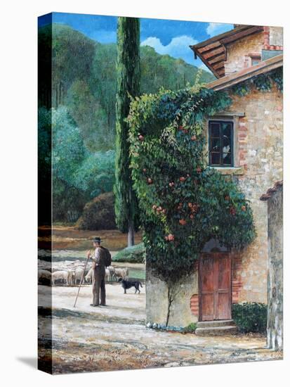 Shepherd, Peralta, Tuscany, 2001-Trevor Neal-Premier Image Canvas