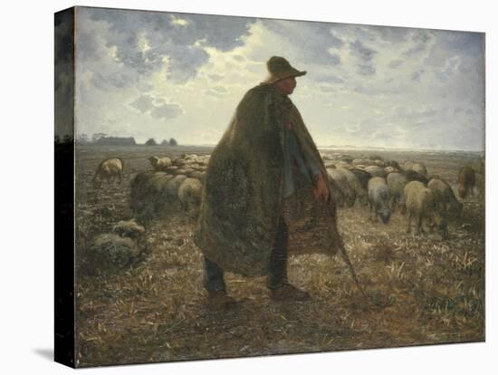 Shepherd Tending His Flock, Early 1860S-Jean-François Millet-Premier Image Canvas