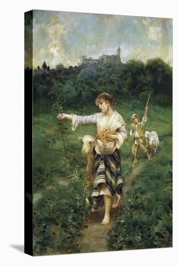 Shepherdess, 1877-Francesco Paolo Michetti-Premier Image Canvas