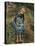 Shepherdess (Girl with a Stick)-Camille Pissarro-Stretched Canvas