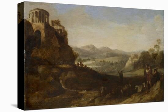 Shepherds in the Campagna, 1620-67-Cornelis van Poelenburgh-Premier Image Canvas