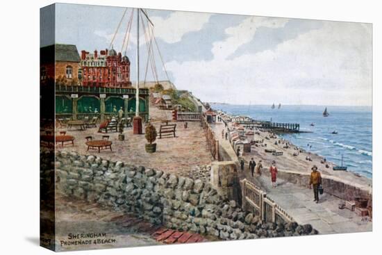 Sheringham, Promenade and Beach-Alfred Robert Quinton-Premier Image Canvas