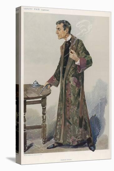 Sherlock Holmes as Played on the London Stage by Actor William Gillette-Spy (Leslie M. Ward)-Premier Image Canvas