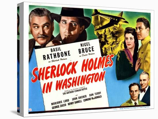 Sherlock Holmes in Washington, 1943-null-Stretched Canvas