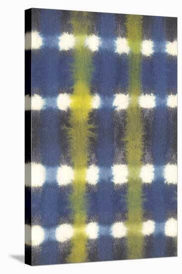 Shibori - Itajime Check-Sandra Jacobs-Stretched Canvas