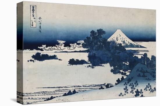 Shichirigahama in Suruga Province'- from the Series 'The Thirty Six Views of Mount Fuji'-Katsushika Hokusai-Premier Image Canvas