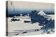 Shichirigahama in Suruga Province'- from the Series 'The Thirty Six Views of Mount Fuji'-Katsushika Hokusai-Premier Image Canvas