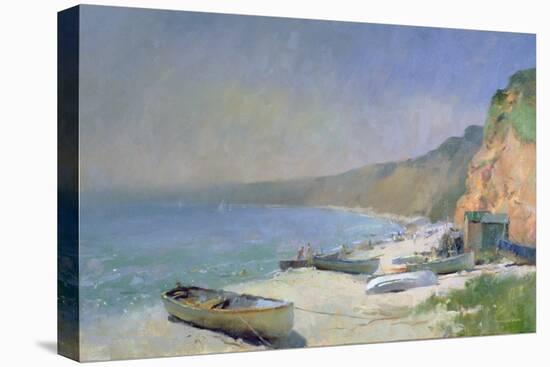 Shimmering Beach, Budleigh Salterton-Trevor Chamberlain-Premier Image Canvas