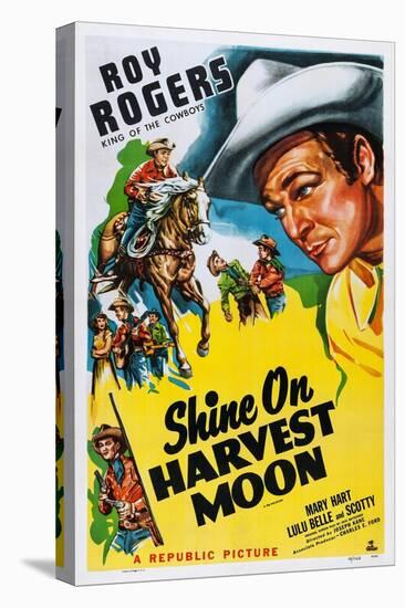 Shine on Harvest Moon, Top Left and Right: Roy Rogers, 1938-null-Stretched Canvas