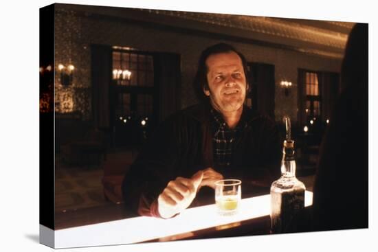 Shining by Stanley Kubrik with Jack Nicholson, 1980 (d\apres StephenKing) (photo)-null-Stretched Canvas