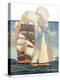 "Ship and Sailboats,"July 16, 1932-Gordon Grant-Premier Image Canvas