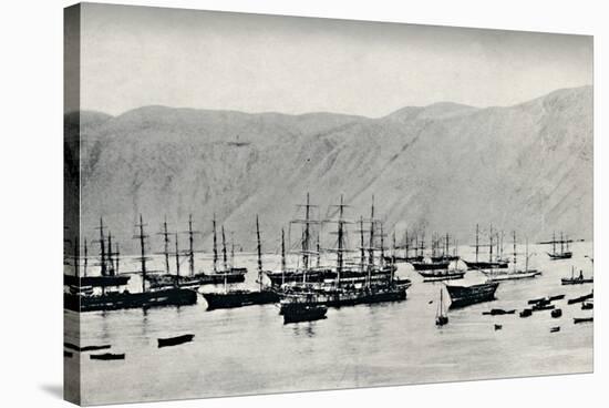 'Ship Awaiting Cargoes of Nitrate at Iquique', 1911-Unknown-Stretched Canvas