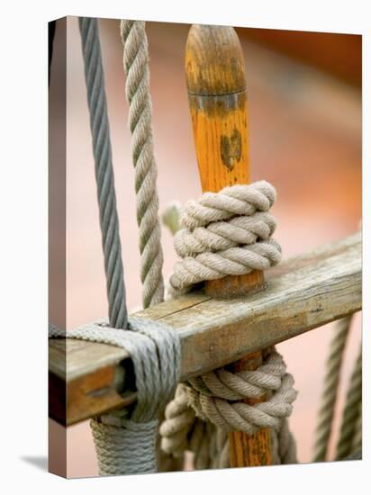 Ship Rigging, Lubeck, Germany-Russell Young-Premier Image Canvas