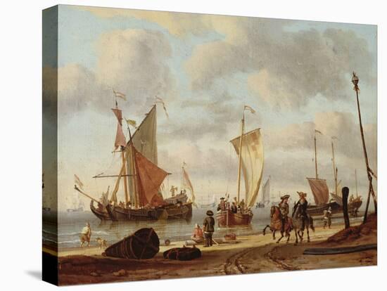 Shipping at Anchor-Abraham Storck-Premier Image Canvas