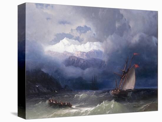 Shipping in Stormy Seas, 1868-Ivan Konstantinovich Aivazovsky-Premier Image Canvas