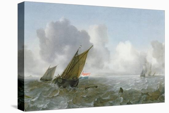 Shipping Offshore in a Breeze-Jan Porcellis-Premier Image Canvas