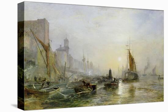 Shipping on the Thames-Samuel Bough-Premier Image Canvas