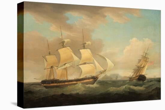 Shipping Scene-Thomas Whitcombe-Premier Image Canvas