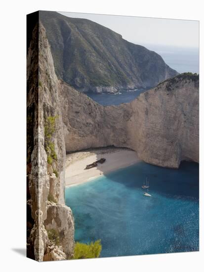 Shipwreck Bay, Zakynthos, Ionian Islands, Greek Islands, Greece, Europe-Frank Fell-Premier Image Canvas