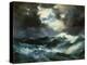 Shipwreck in Stormy Sea at Night-Thomas Moran-Premier Image Canvas