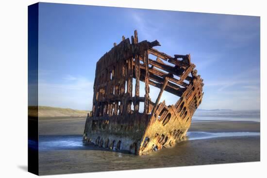 Shipwreck of the Peter Iredale, Fort Stevens State Park, Oregon, USA-Jamie & Judy Wild-Premier Image Canvas