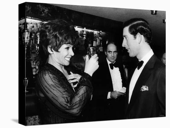 Shirley Bassey Singer Meeting Prince Charles November 1979-null-Premier Image Canvas